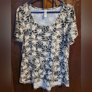 LulaRoe Mickey Mouse print Classic T